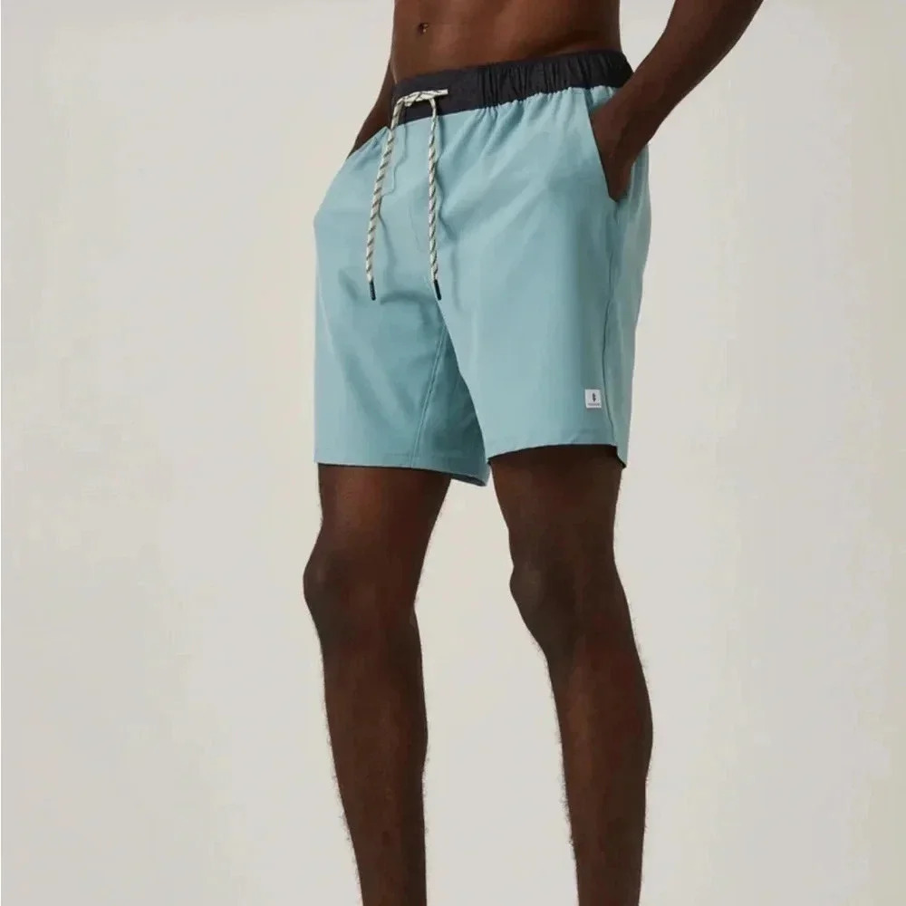 7 Diamonds Solid Core Drawstring Active 7" Short Seafoam Green Mens size XXL